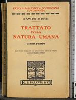 Trattato sulla natura umana. Libro 1