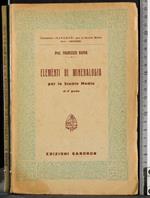 Elementi di mineralogia per scuole medie di 2° grado