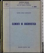 Elementi di archivistica