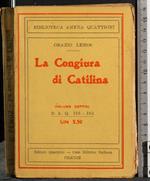 Congiura di Catilina. Volume doppio