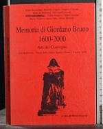 Memoria di Giordano Bruno 1600-2000