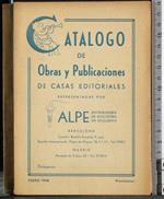 Catalogo De Obras y Publicaciones de casas editoriales