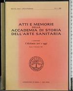 Atti memorie accademia storia dell'arte sanitaria