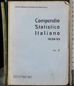 Compendio statistico italiano 1936-XV. Vol X