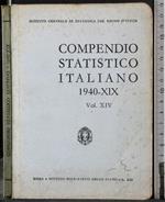 Compendio statistico italiano 1940-XIX. Vol XIV