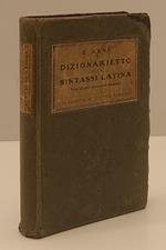 Dizionarietto Della Sintassi Latina