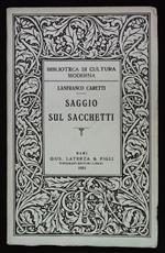 Saggio sul Sacchetti