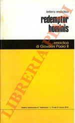 Lettera Enciclica Redemptor Hominis del Sommo Pontefice Giovanni Paolo II