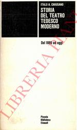 Storia del teatro tedesco moderno. Dal 1889 ad oggi