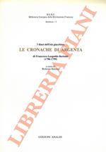 I diari dell'età giacobina. Le Cronache di Argenta di Francesco Leopoldo Bertoldi (1796-1799)