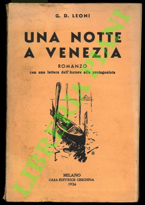 Una notte a Venezia - copertina