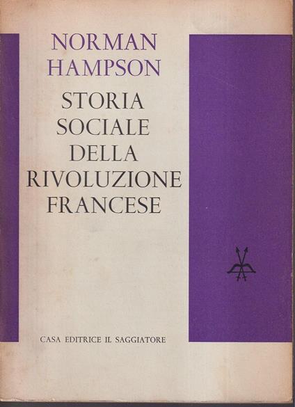 Storia sociale della rivoluzione francese - Norman Hampson - copertina