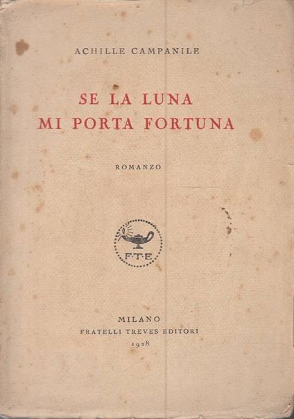 Se la Luna mi porta fortuna - Achille Campanile - copertina