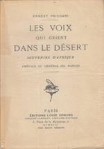 Les voix qui crient dans le désert, souvenirs d’Afrique