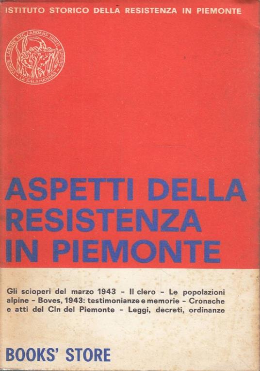 Aspetti della Resistenza in Piemonte - copertina