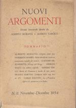 Nuovi Argomenti, novembre-dicembre 1954