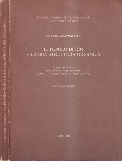 Il popolo di Dio e la sua struttura organica - copertina