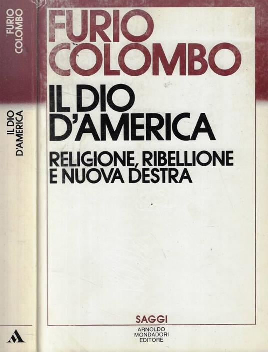 Il Dio d'America - Furio Colombo - copertina