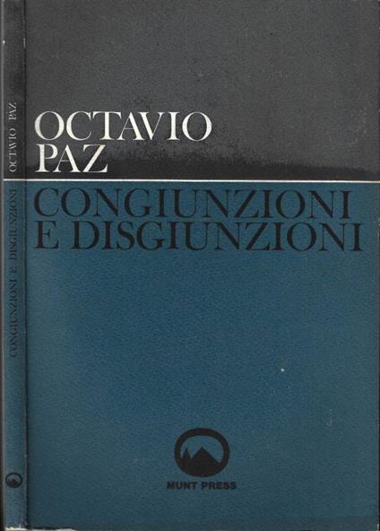 Congiunzioni e disgiunzioni - Octavio Paz - copertina