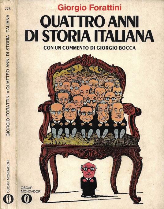 Quattro anni di storia italiana - Giorgio Forattini - copertina