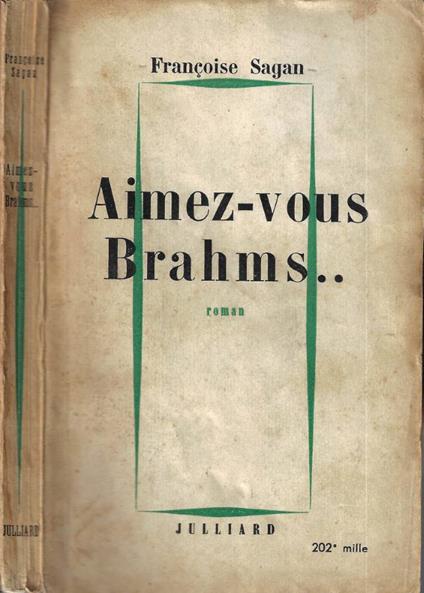 Aimez - vous Brahms… - Françoise Sagan - copertina