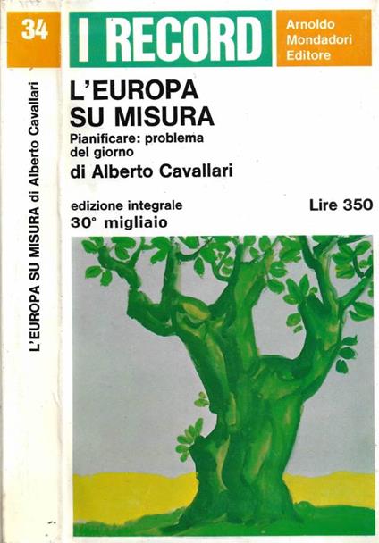 L' Europa su misura - Alberto Cavallari - copertina