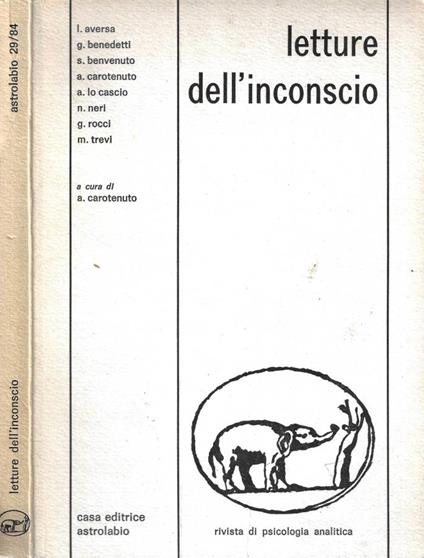 Letture dell'inconscio - copertina