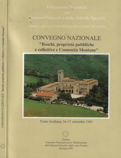 Convegno Nazionale Boschi, proprietà pubbliche e collettive a Comunità Montane - copertina