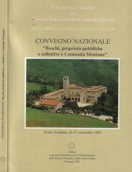 Convegno Nazionale Boschi, proprietà pubbliche e collettive a Comunità Montane - copertina