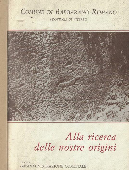 Alla ricerca delle nostre origini - copertina