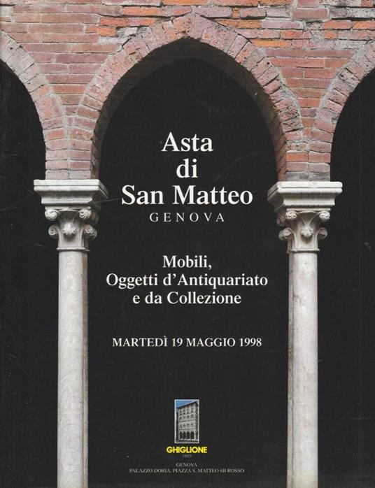 Asta di San Matteo Genova - copertina