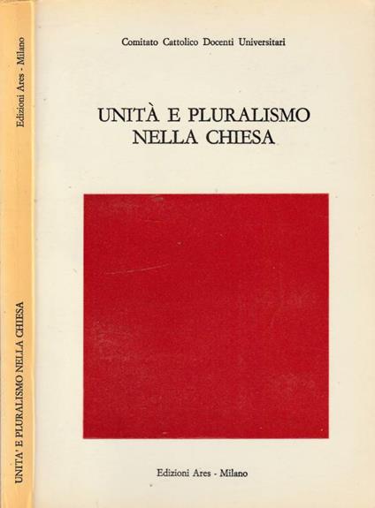 Unità e pluralismo nella Chiesa - copertina