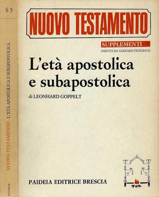 Nuovo Testamento. L'età apostolica e subapostolica - copertina