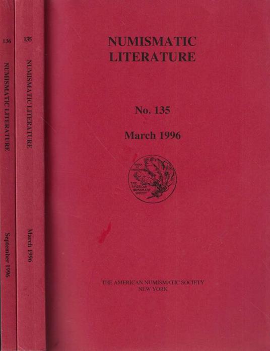 Numismatic literature n. 135 - 136 - copertina