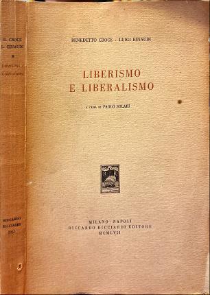 Liberismo e liberalismo - copertina