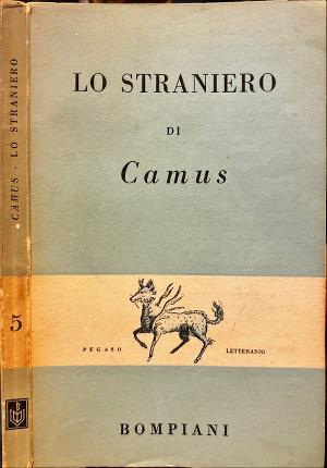 Lo straniero - Albert Camus - copertina