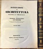 Istituzioni di Architettura statica e idraulica. Volume primo. Tavole