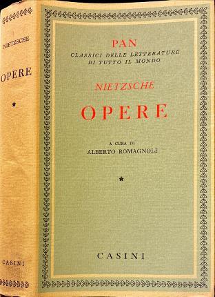 Opere. Nietzsche - Friedrich Nietzsche - copertina