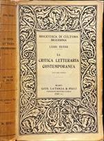 critica letteraria contemporanea. Volume primo