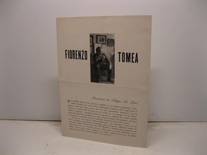 Fiorenzo Tomea presentato da Filippo De Pisis - Filippo De Pisis - copertina