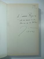 Galindez. Novela. Copia con dedica dell'Autore (signed copy)