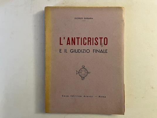 L' Anticristo e il giudizio finale - Georges Barbarin - copertina