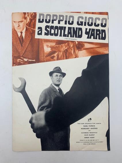 Doppio gioco a Scotland Yard. Un film di Ken Annakin (pieghevole promozionale) - copertina