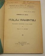 Italaj Rakontoj. Esperanten tradukitaj el itala teksto de D-ro P. C. Monti