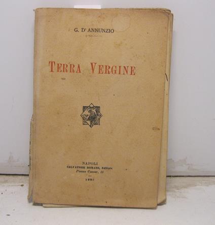 Terra vergine - Gabriele D'Annunzio - copertina