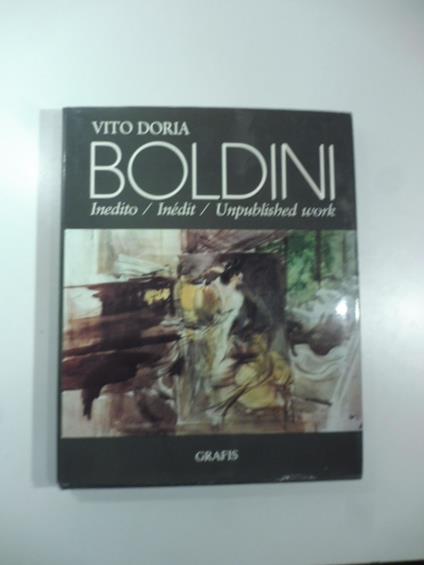 Boldini inedito / inedit / Unpublished work - Vito Doria - copertina