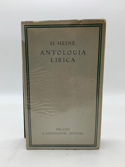 Antologia lirica - Heinrich Heine - copertina