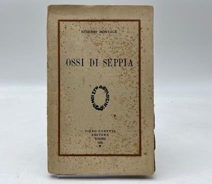 Ossi di seppia - Eugenio Montale - copertina