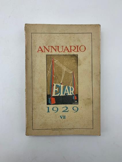 Annuario dell'E.I.A.R. 1929 VII - copertina