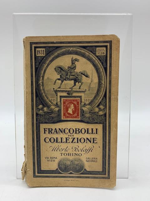 Francobolli per collezione Alberto Bolaffi, Torino 1931 - copertina